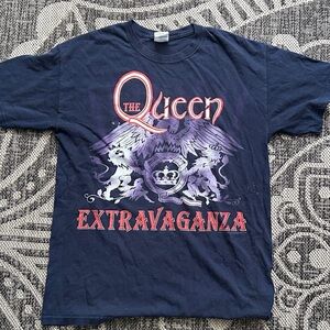 Men's Navy and Black T-shirt